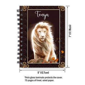 Jesuspirit Lion Spiral Journal | When Jesus Speaks To A Hurting Heart | Inspiration Gifts For Christians SJM687