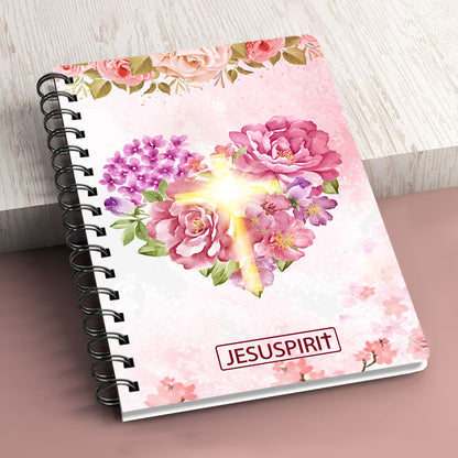 Meaningful Personalized Spiral Journal - You Are The Beat Of My Heart NUM392